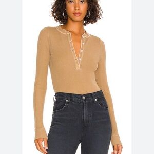 NSF Henri Thermal Slim Henley Top